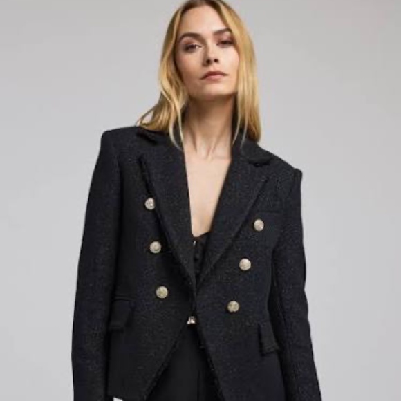 Generation Love Black Blazer with Gold Buttonsns Size Large $446 NWOT - Picture 1 of 4